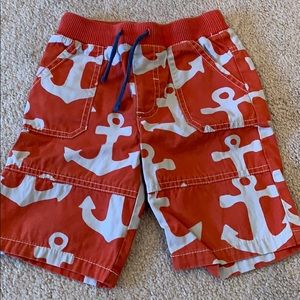 Never been worn baby Boden anchor shorts